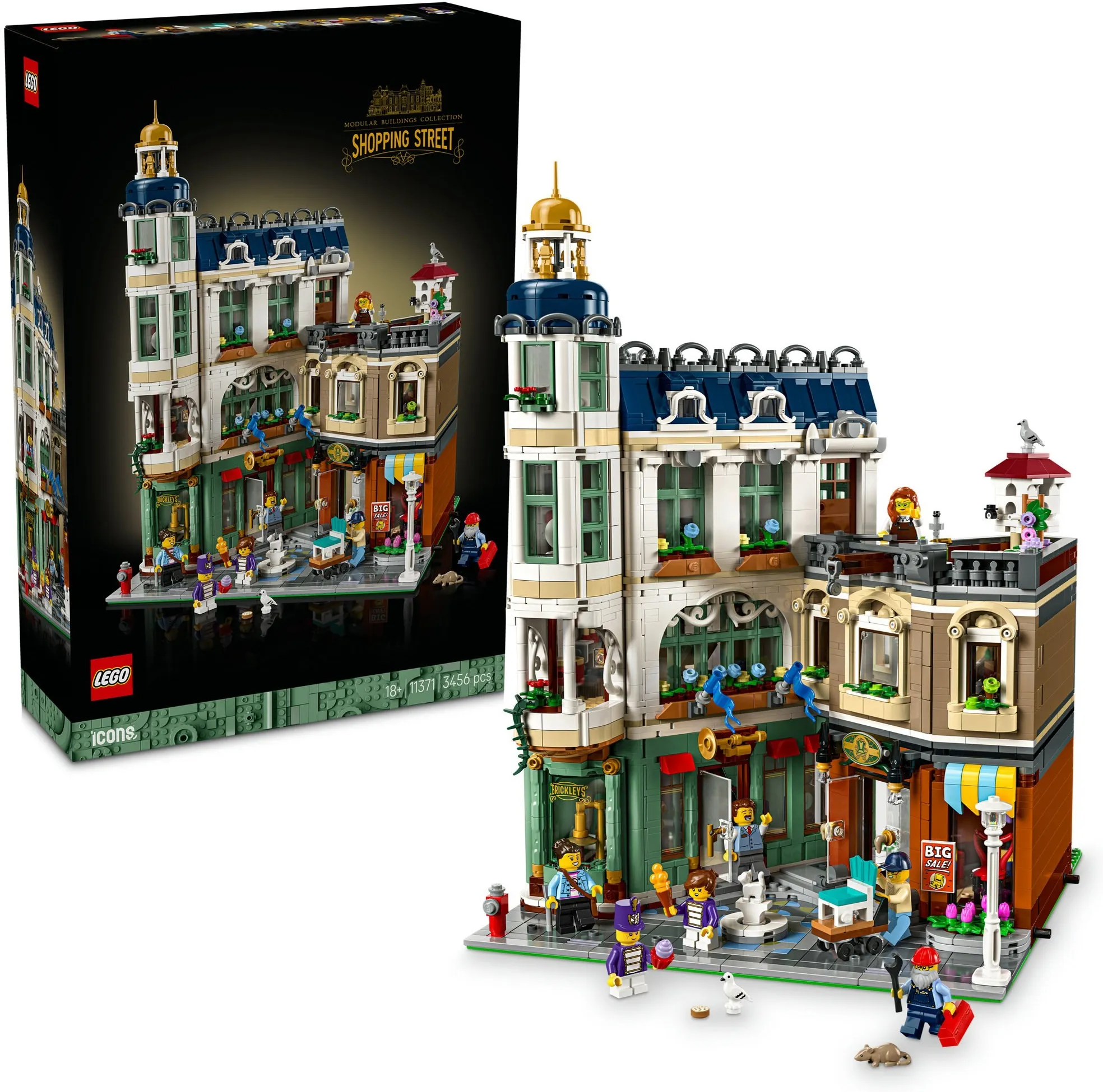 Конструктор LEGO Icons 11371 Торговая улица