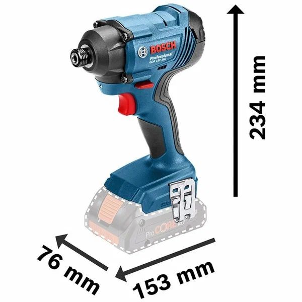 Аккумуляторный ударный Гайковерт Bosch GDR 180-LI