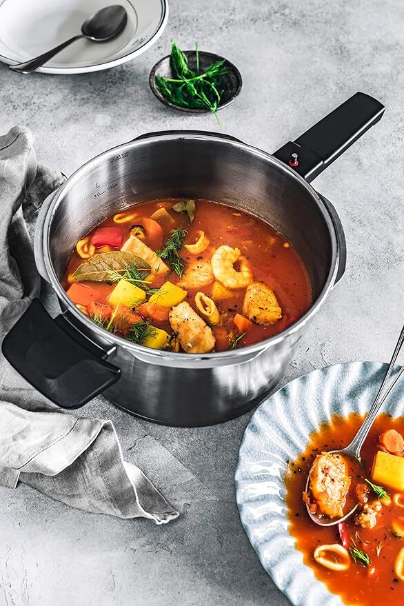 Скороварка 4,8L + фритюрница 2,6l Fissler Vitaquick Premium (602410110000)