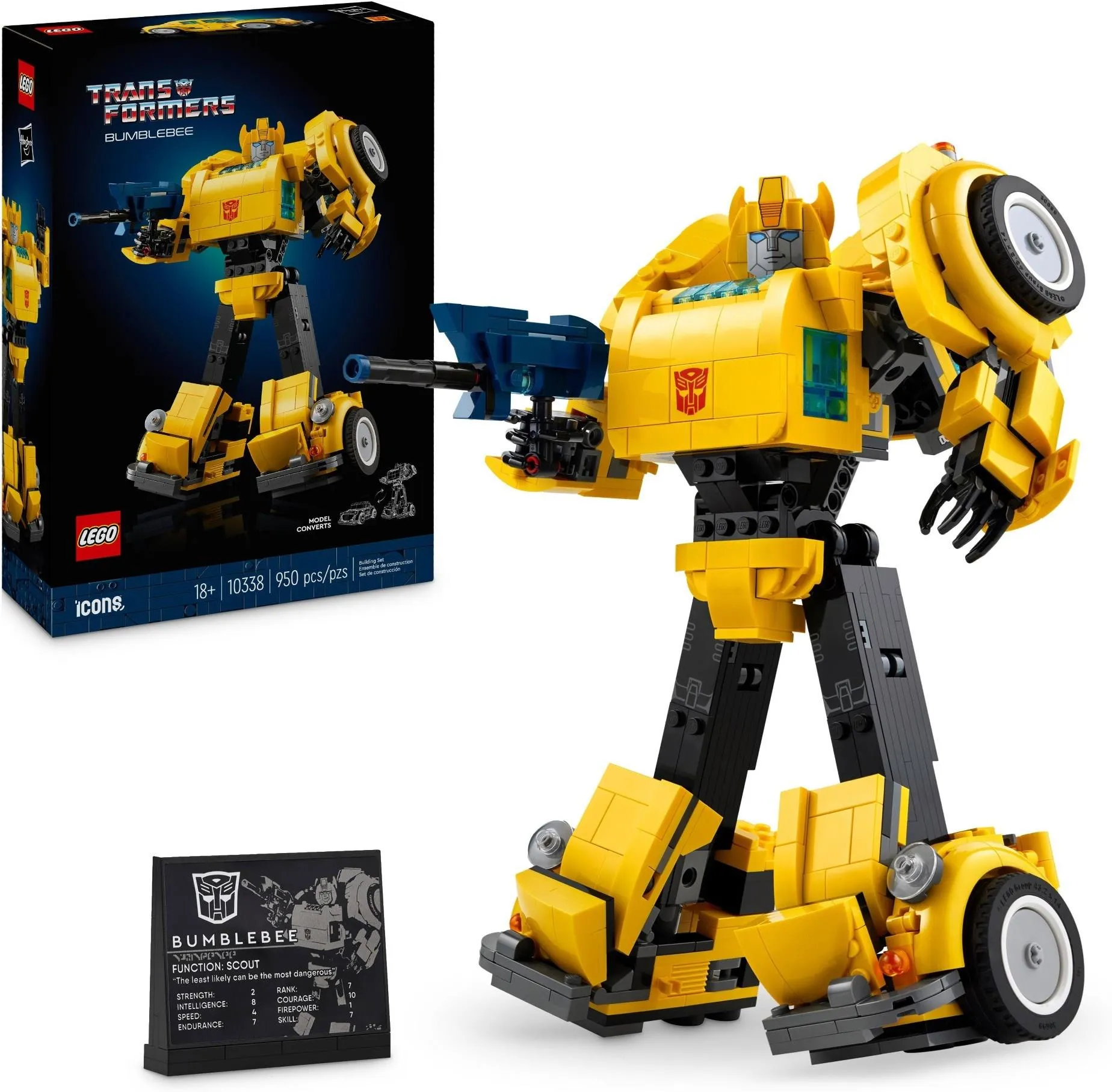 Конструктор LEGO Icons Бамблби 10338