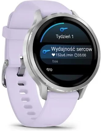 Смарт-часы Garmin Venu 4 41 mm Silver серебро с силиконовым ремешком