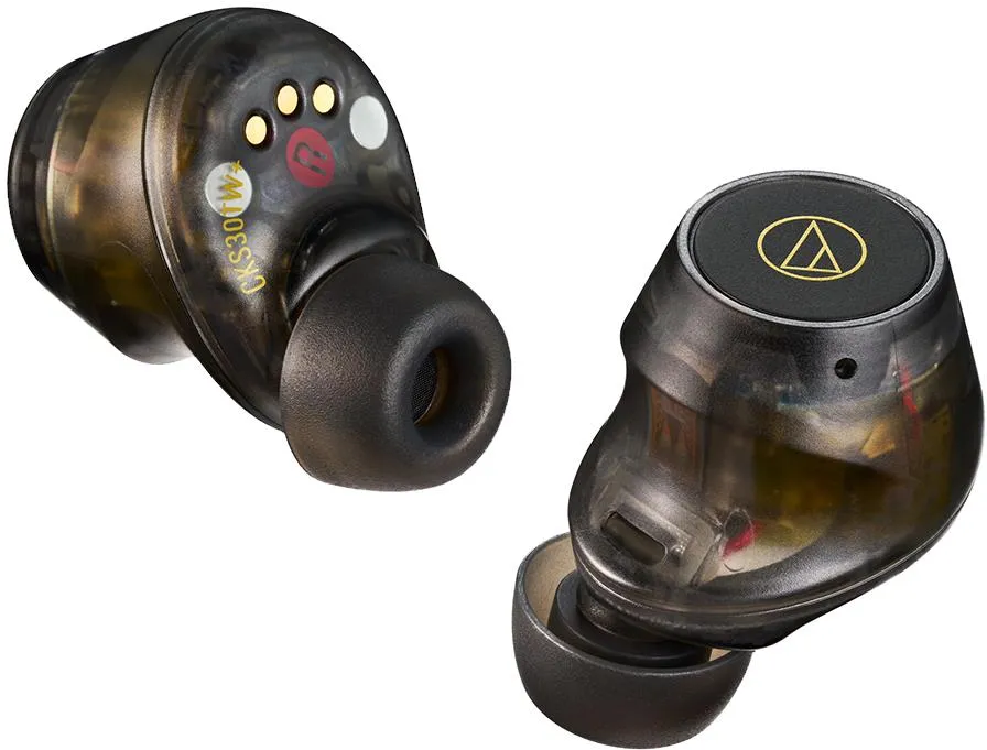 Беспроводные наушники Audio-technica ATH-CKS30TW прозрачные