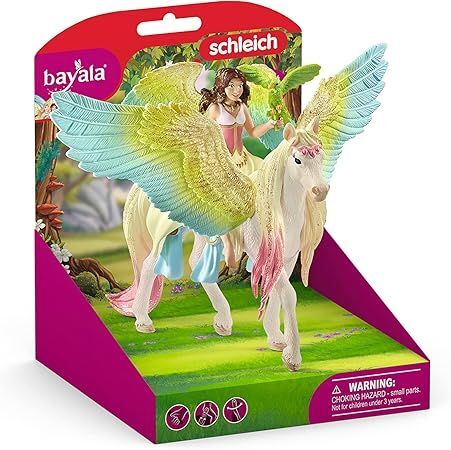 Фигурка Schleich Фея Сера с блестящим Пегасом 70566
