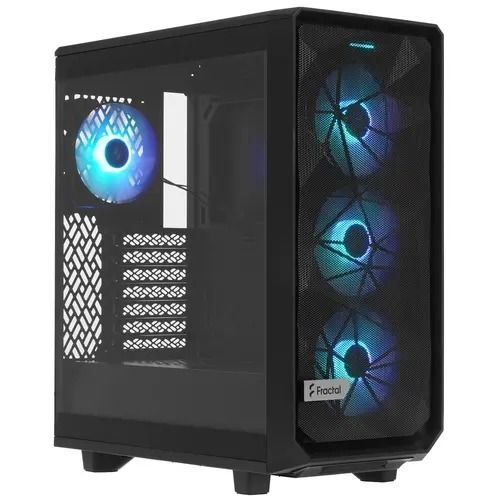 Компьютерный корпус Fractal Design Meshify 2 Compact Light черный (FD-CMEL2-C05)