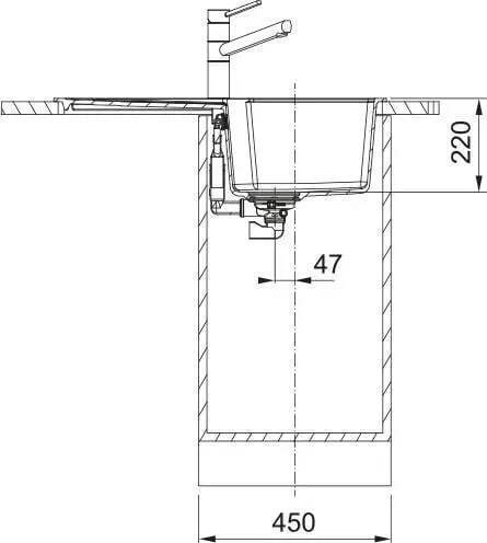 Кухонная раковина Franke Urban UBG 611-78 114.0687.275, матовый черный