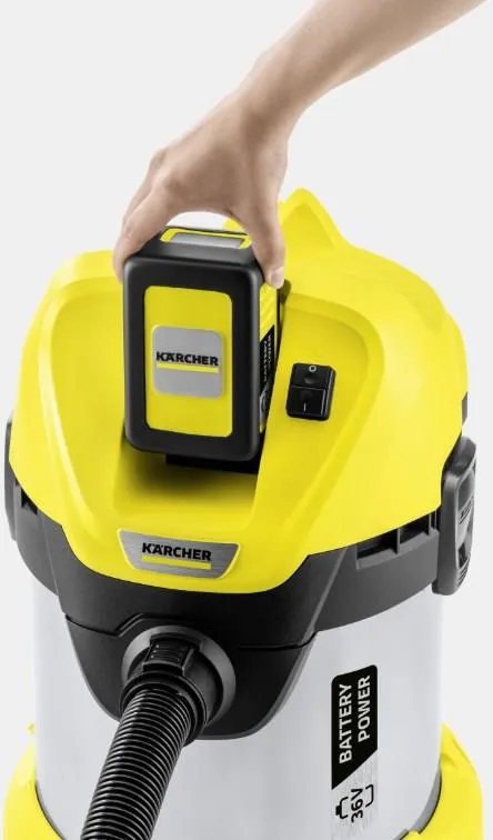Пылесос Karcher WD 3 Battery Premium Set 1.629-951.0