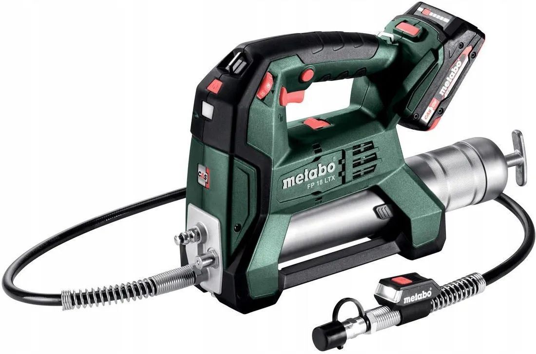 Смазочная станция аккумуляторная Metabo FP 18 LTX 600789850 в кейсе metaBOX с 2 аккумуляторами Li-Power 18 V 2.0 Ah и ЗУ