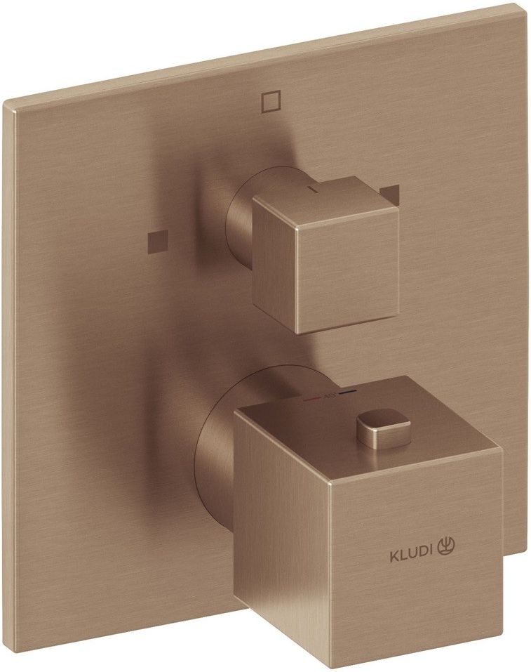 Смеситель для ванны и душа Kludi Decus 54810N175, матовая бронза