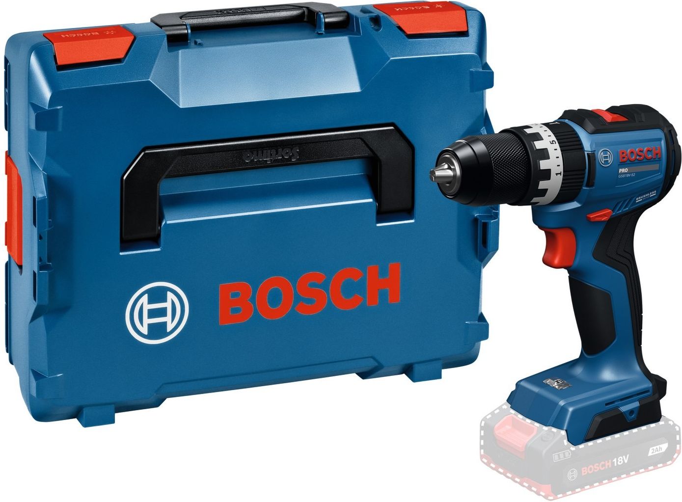 Аккумуляторная ударная дрель-шуруповерт Bosch GSB18V-52 06019S0121