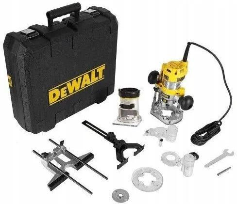 Вертикальный фрезер DeWalt D26204K, 900 Вт, 27000 об/мин, 55 мм, в кейсе