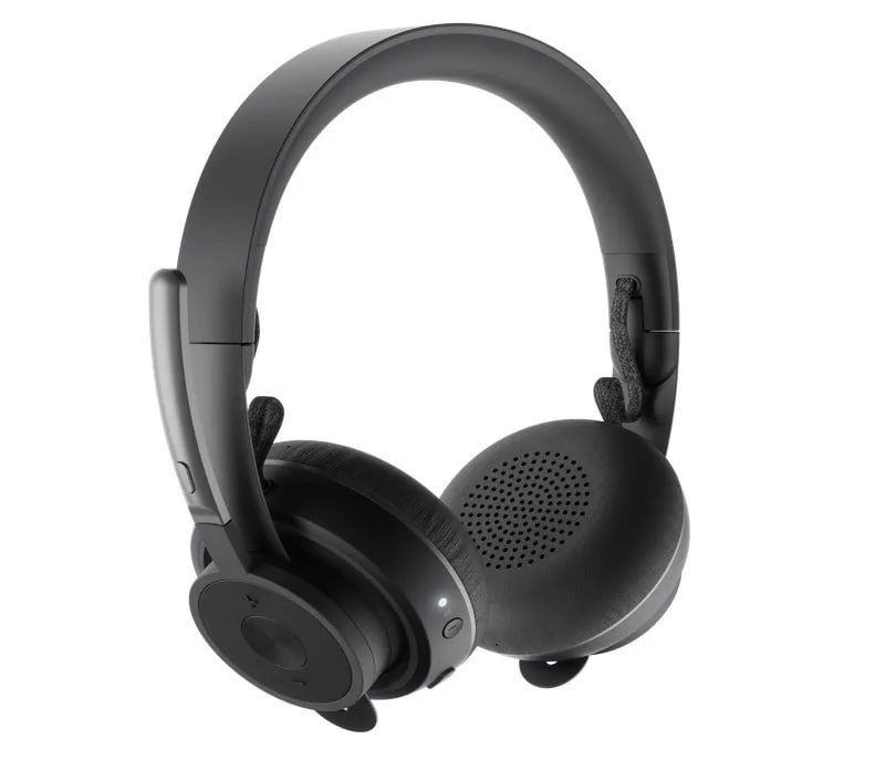 Беспроводная Bluetooth-гарнитура с донглом Logitech Headset Wireless Zone UC Graphite (981-000914)