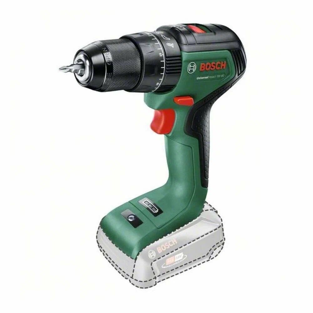 Дрель-шуруповерт Bosch UniversalImpact 18V-60 без аккумулятора (06039D7100)