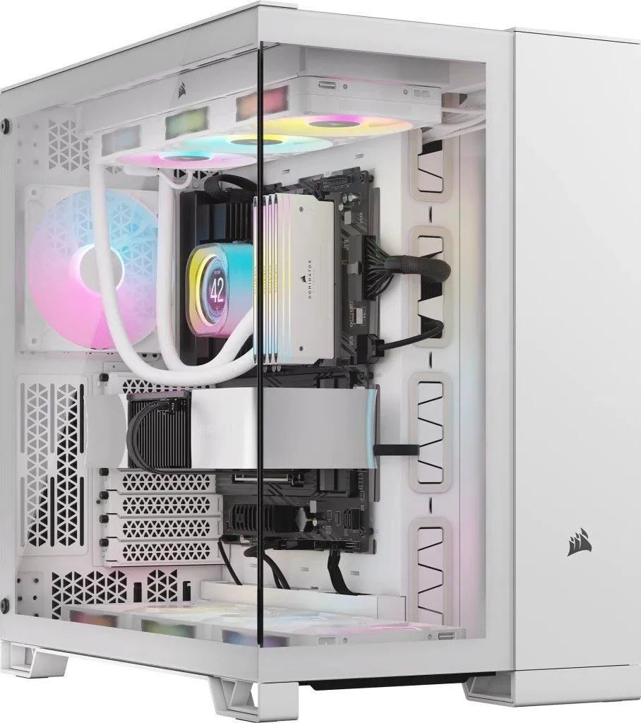 Корпус Corsair Case Icue 6500X Rgb Midi Tg Белый (CC9011270WW)