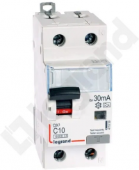 Дифференциальный автомат Legrand DX3 P312 C10A 30mA 1P+N тип A (411059)
