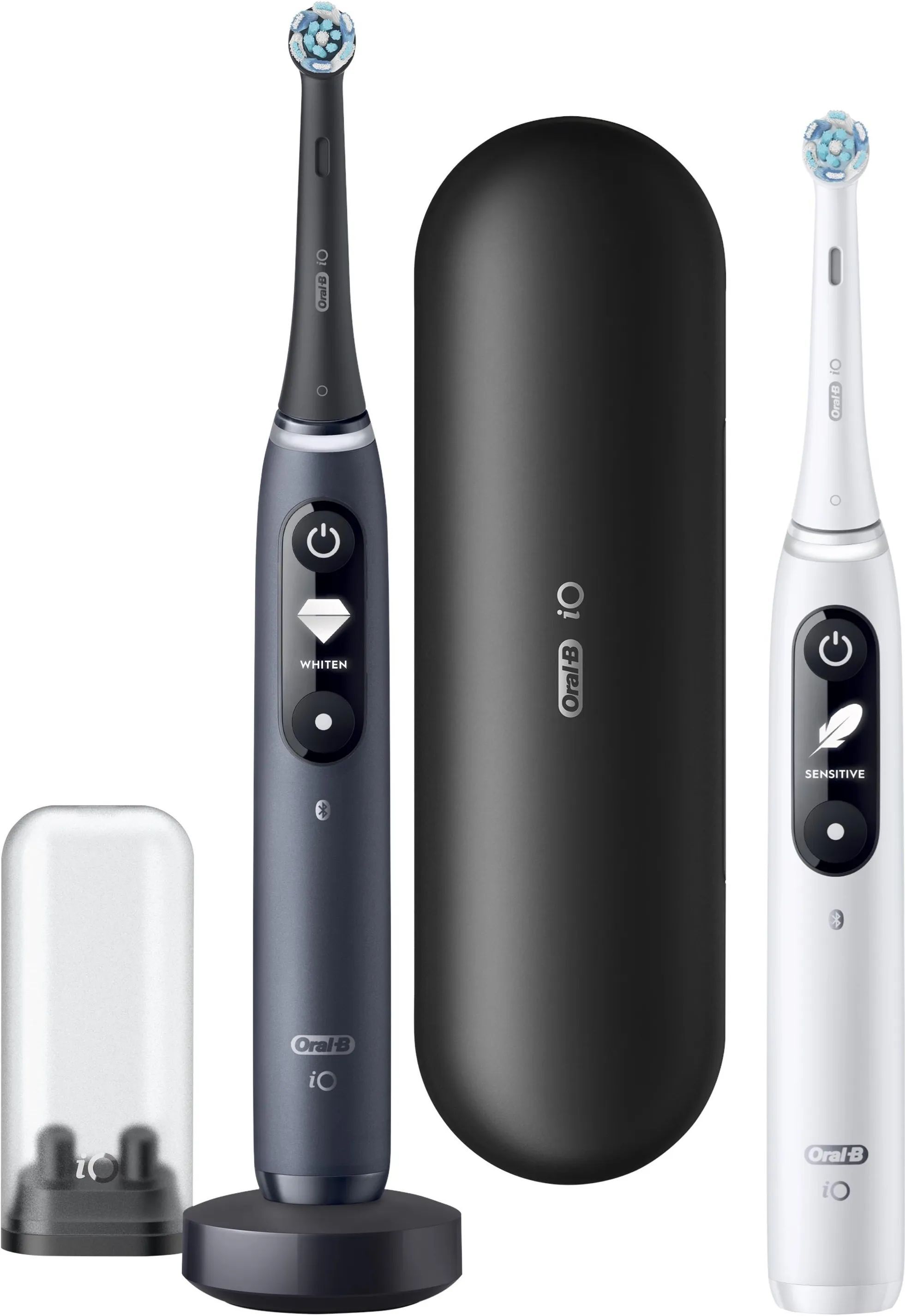 Набор электрических щеток Oral-B iO Series 7 Duo, черный оникс и белый алебастр