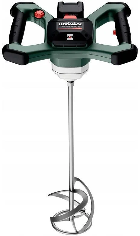 Аккумуляторный строительный миксер Metabo RW 18 LTX BL 120 601164850, без АКБ и ЗУ
