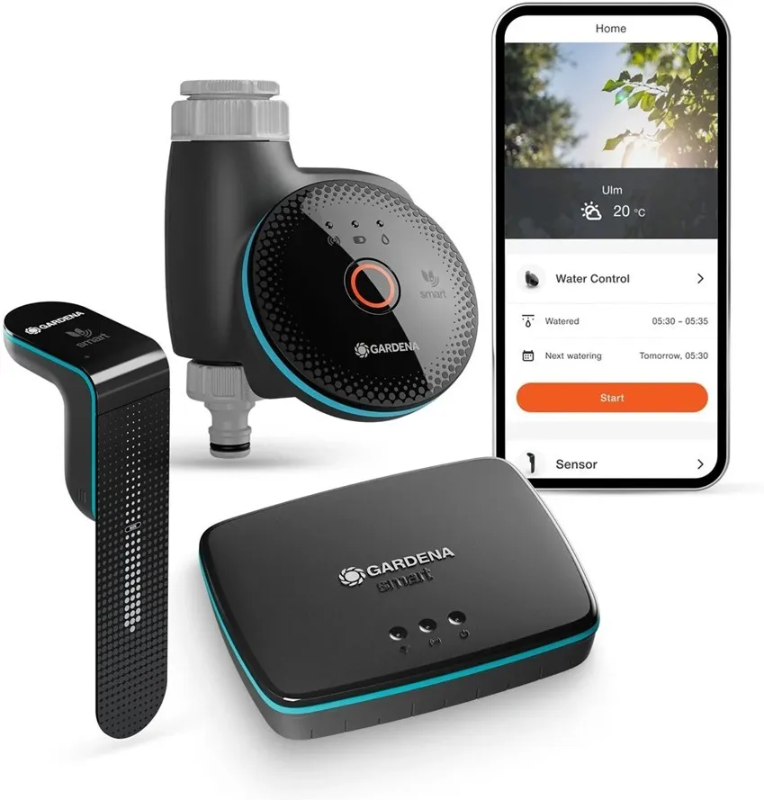 Комплект контроллера полива Gardena Smart Sensor 19045-20