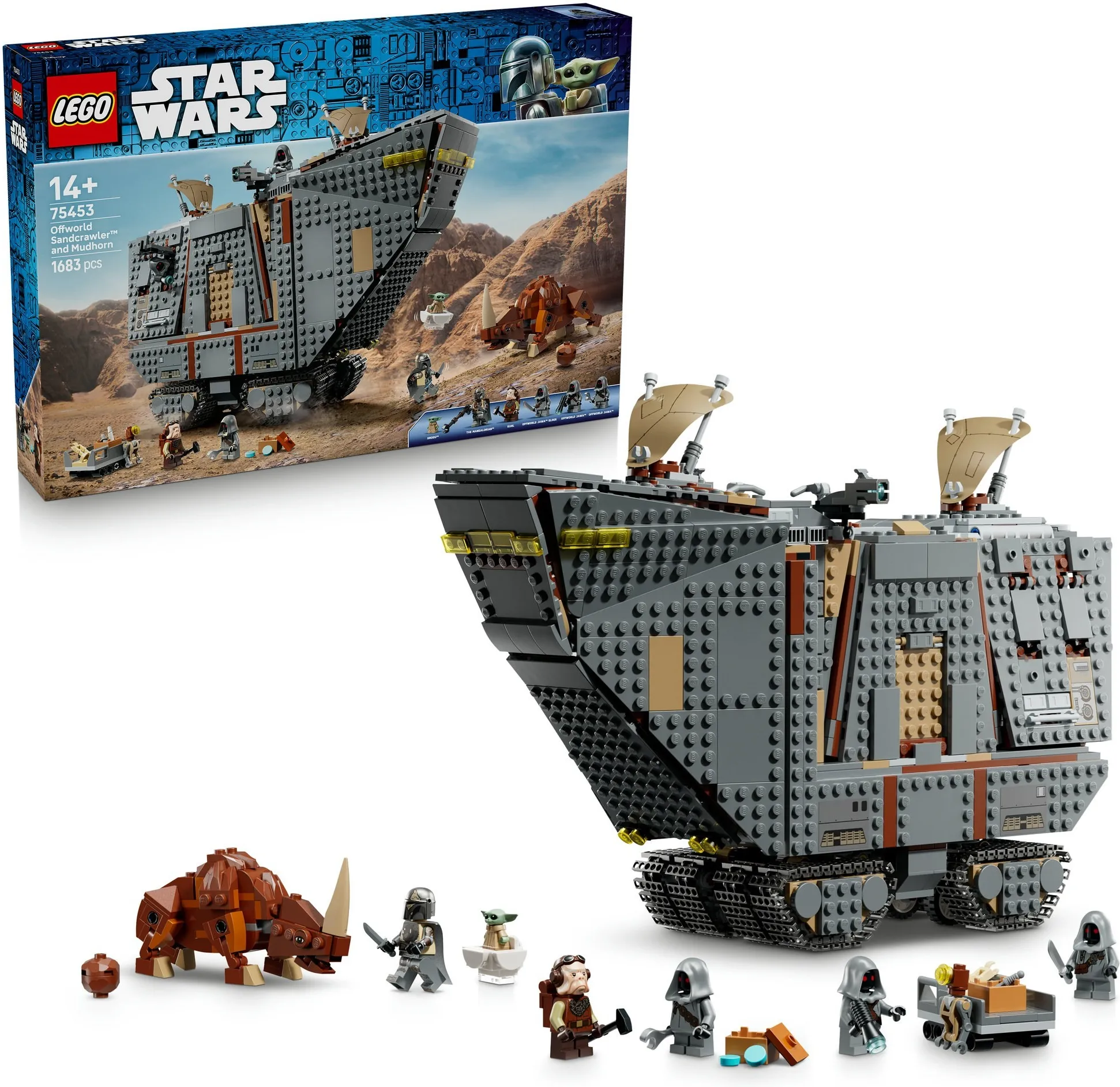 Конструктор LEGO 75453 Звездные войны Внепланетный песчаный краулер и грязерог
