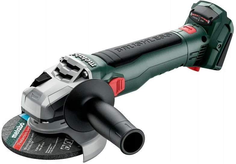 Аккумуляторная угловая шлифовальная машина Metabo W 18 LTX BL 11-125 18 В, metaBOX, без АКБ и ЗУ