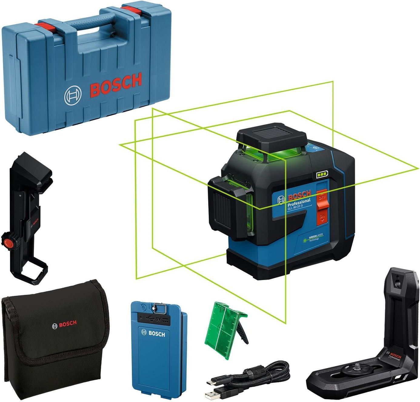 Лазерный нивелир Bosch GLL 80-33 G 0601065501
