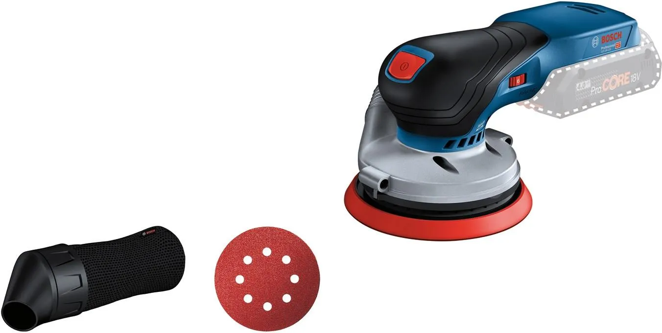 Эксцентриковая шлифовальная машина аккумуляторная Bosch GEX 18V-125 Professional 0601372201