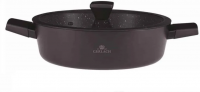 Кастрюля алюминиевая Gerlach Granitex 24 см с крышкой, 4,4 л (Gr4707)