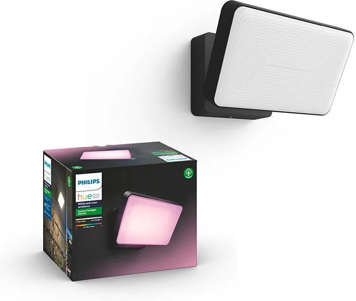 Уличный прожектор PHILIPS Hue White and Color Ambiance Discover черный 1743530P7