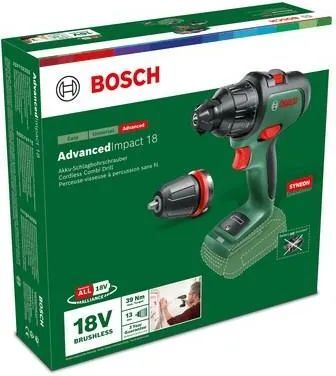 Аккумуляторная ударная дрель Bosch AdvancedImpact 18 (06039B510C)