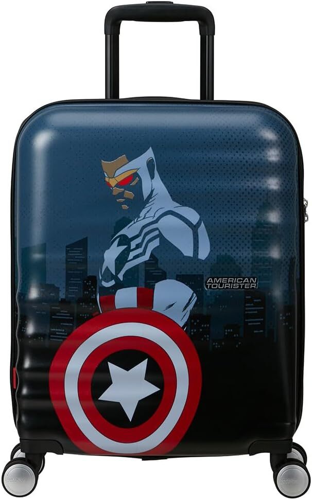 American Tourist Marvel Legends FL - Spinner S ручная кладь, 55 см, 36 л, разноцветный Captain America City