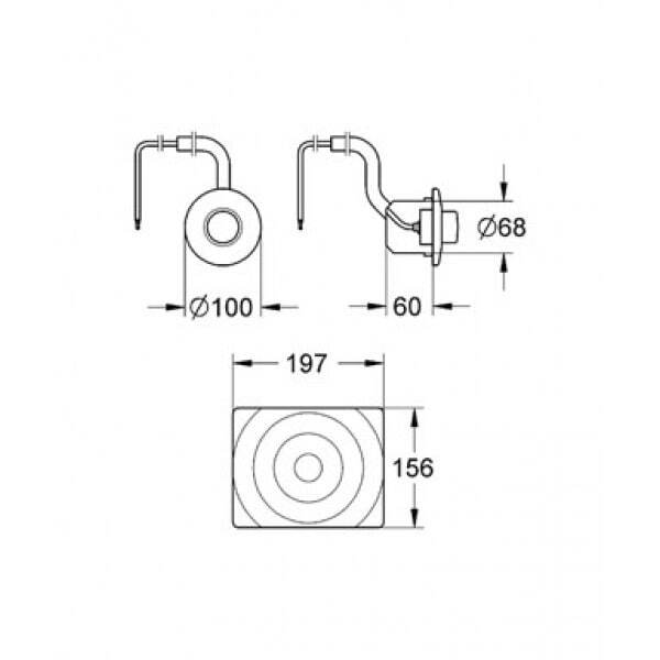 Панель смыва Grohe 37059000