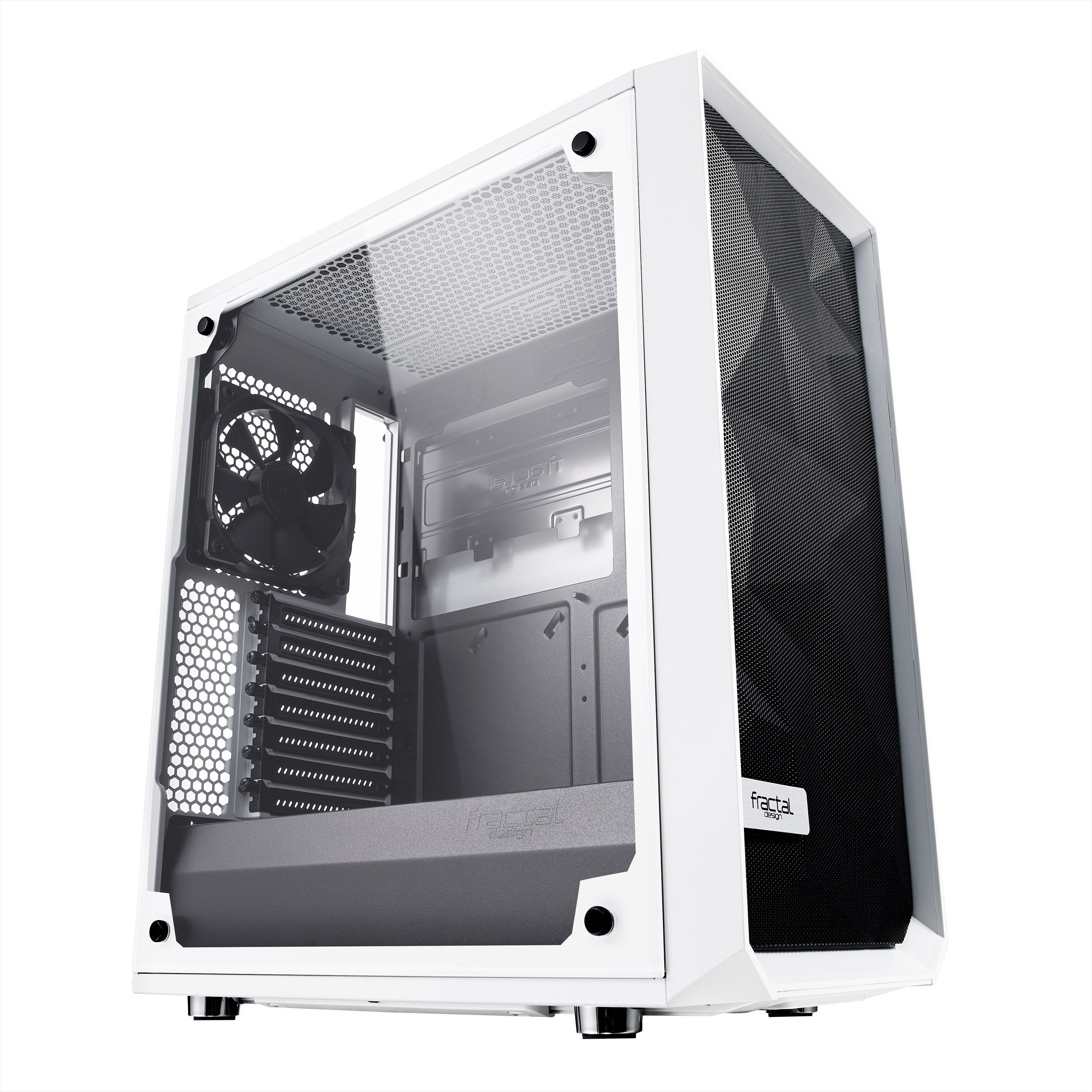 Корпус компьютерный Fractal Design Meshify C White TG (FD-CA-MESH-C-WT-TGC)