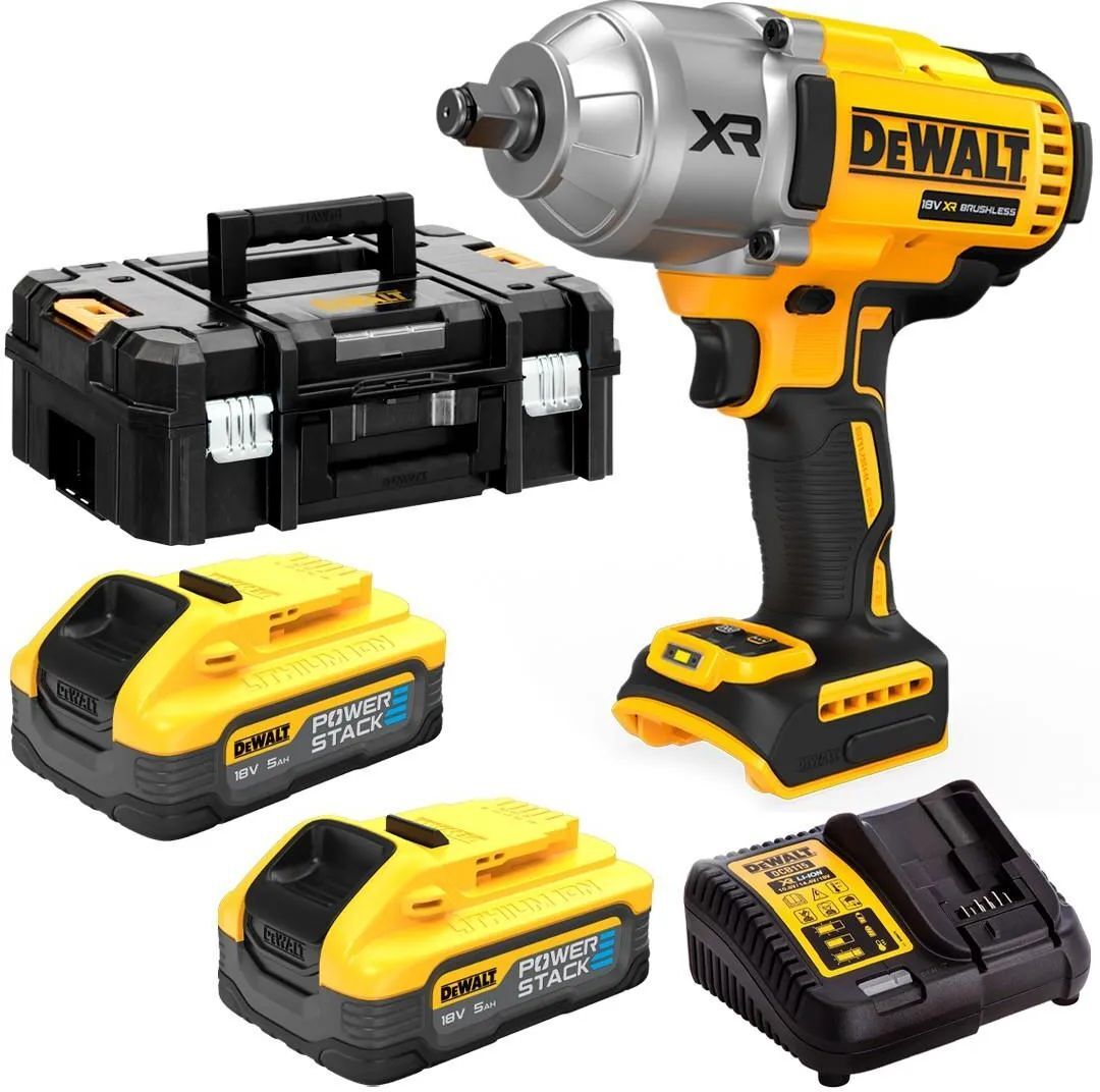 Ударный гайковерт DeWalt 18V 2x5Ah PowerST DCF900H2T-QW