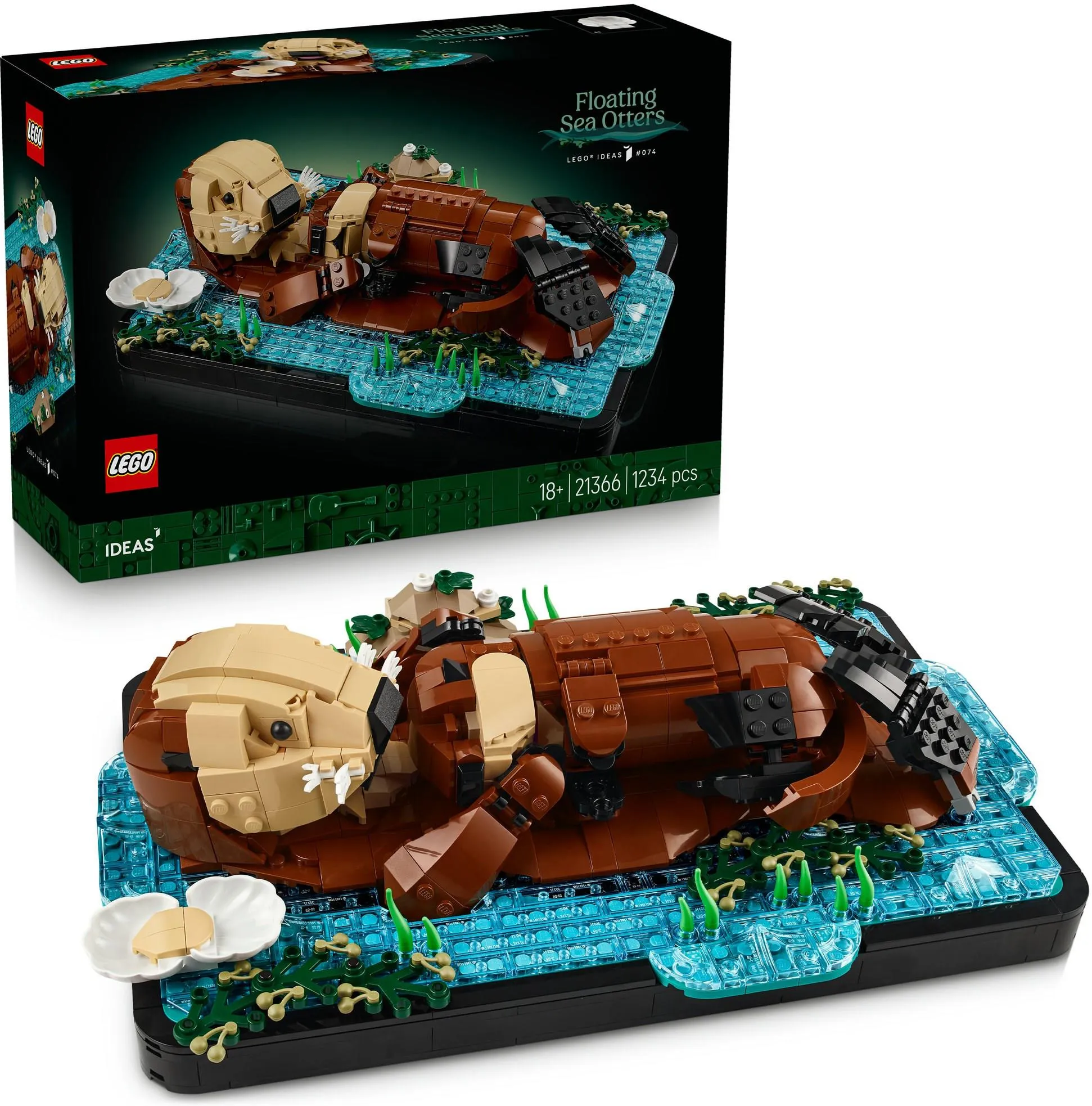 Конструктор LEGO Ideas 21366 Плавающие выдры