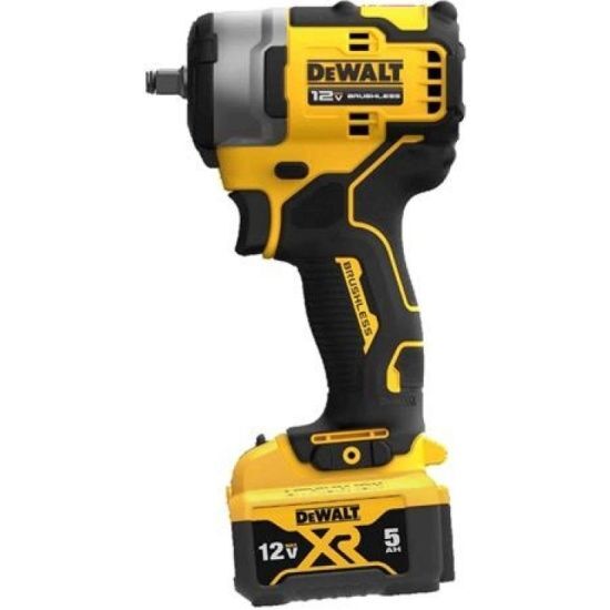 Аккумуляторный ударный гайковёрт DeWalt DCF903P2-QW, с 2 АКБ 5 Ач и ЗУ