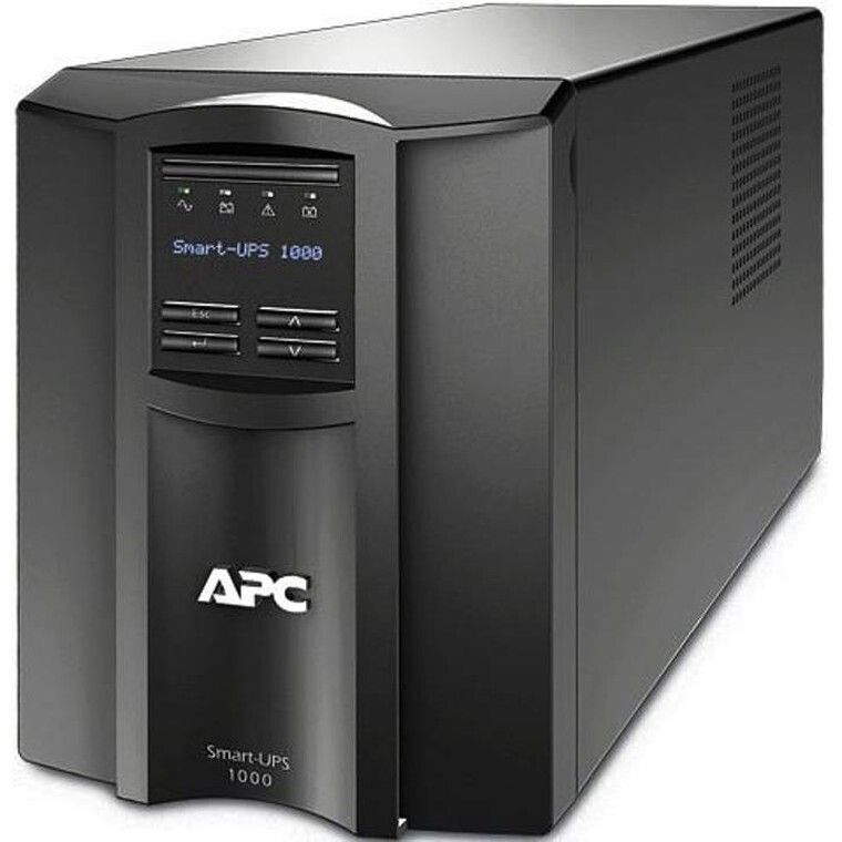 Интерактивный ИБП APC by Schneider Electric Smart-UPS SMT1000I черный