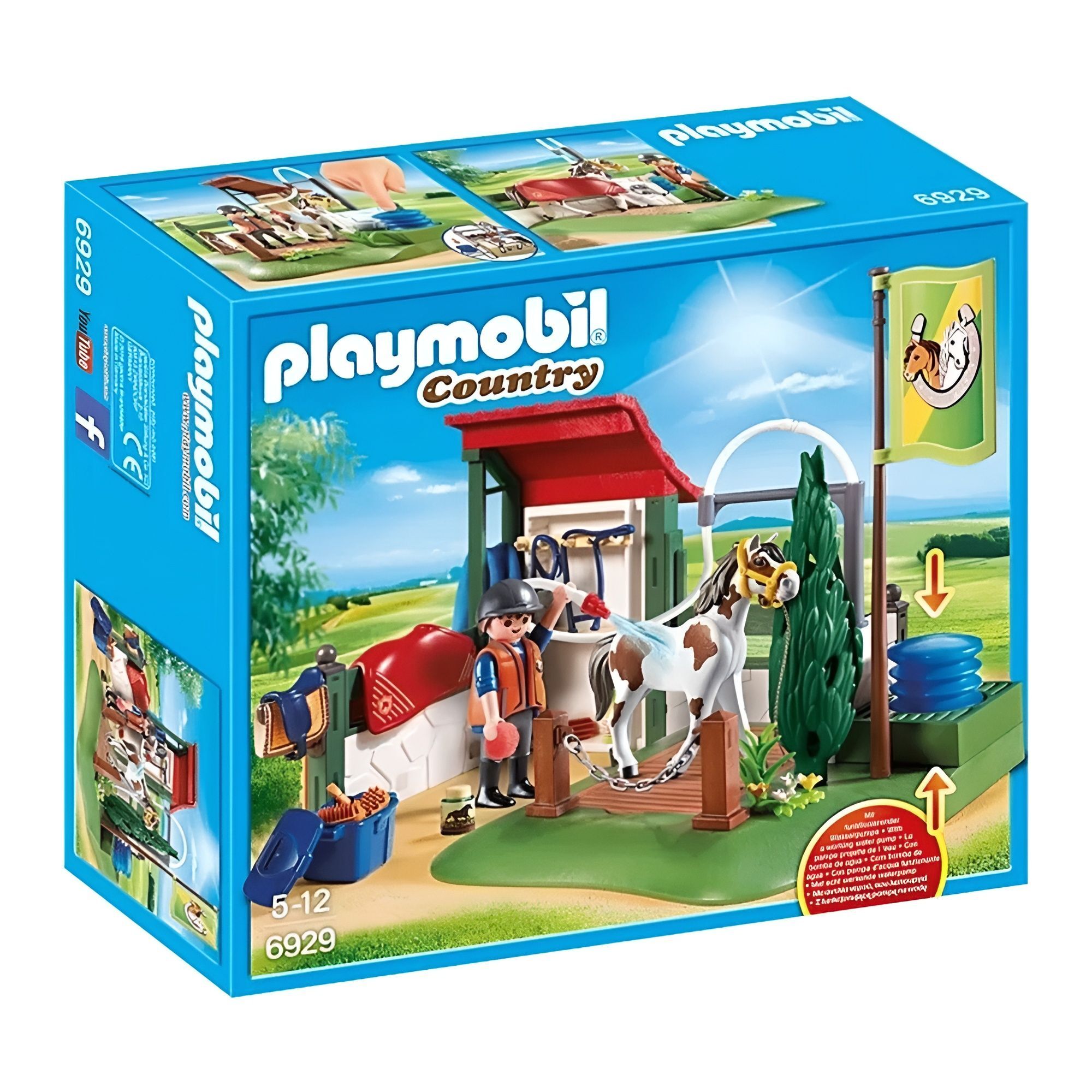 Конструктор Playmobil 6929 Деревенская мойка для лошадей