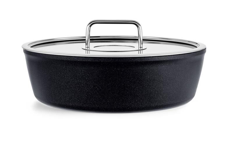 Алюминиевая низкая кастрюля с крышкой Fissler Adamant 28 Cm (156125280000)