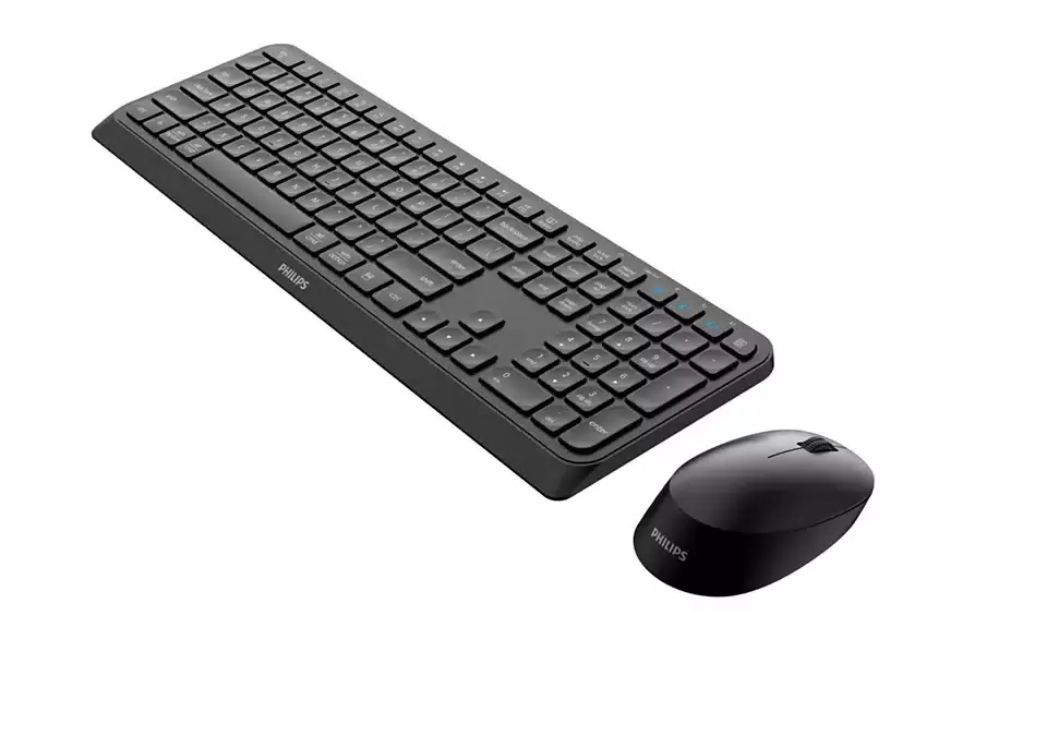 Комплект клавиатуры и мыши Philips SPT6407B/00, черный