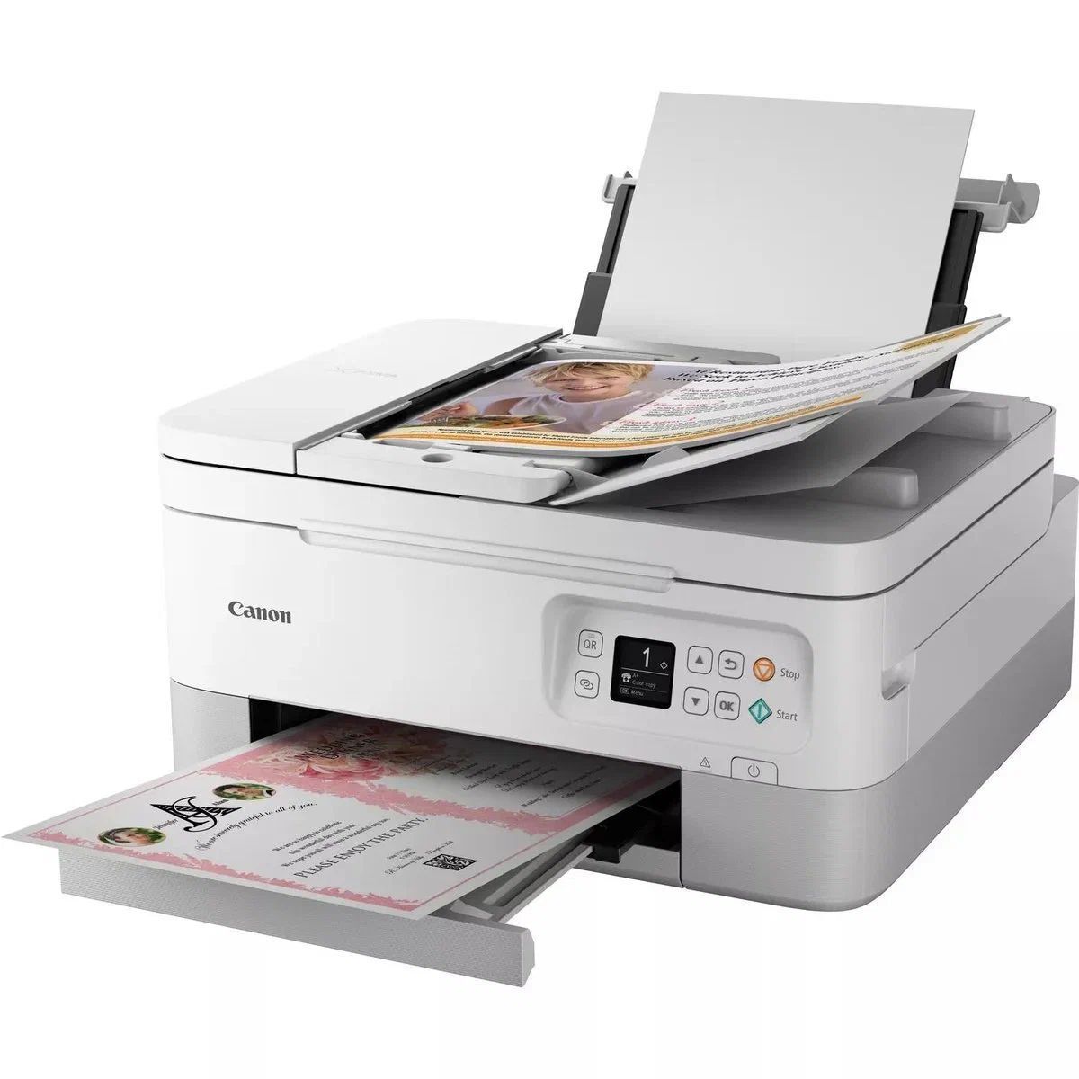 МФУ Canon PIXMA TS7451a цветной струйный, 4800x1200, DPI, A4, белый