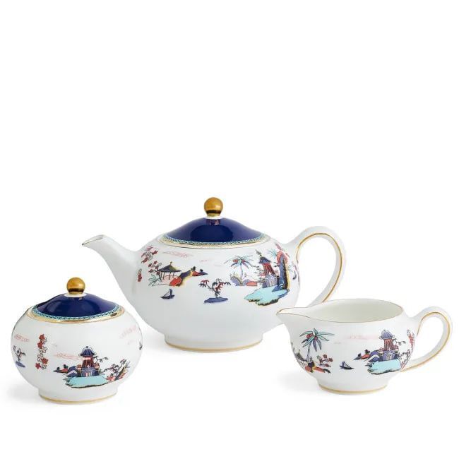 Набор для кофе Wedgwood Wonderlust, 3 элемента Blue Pagoda (40031717)