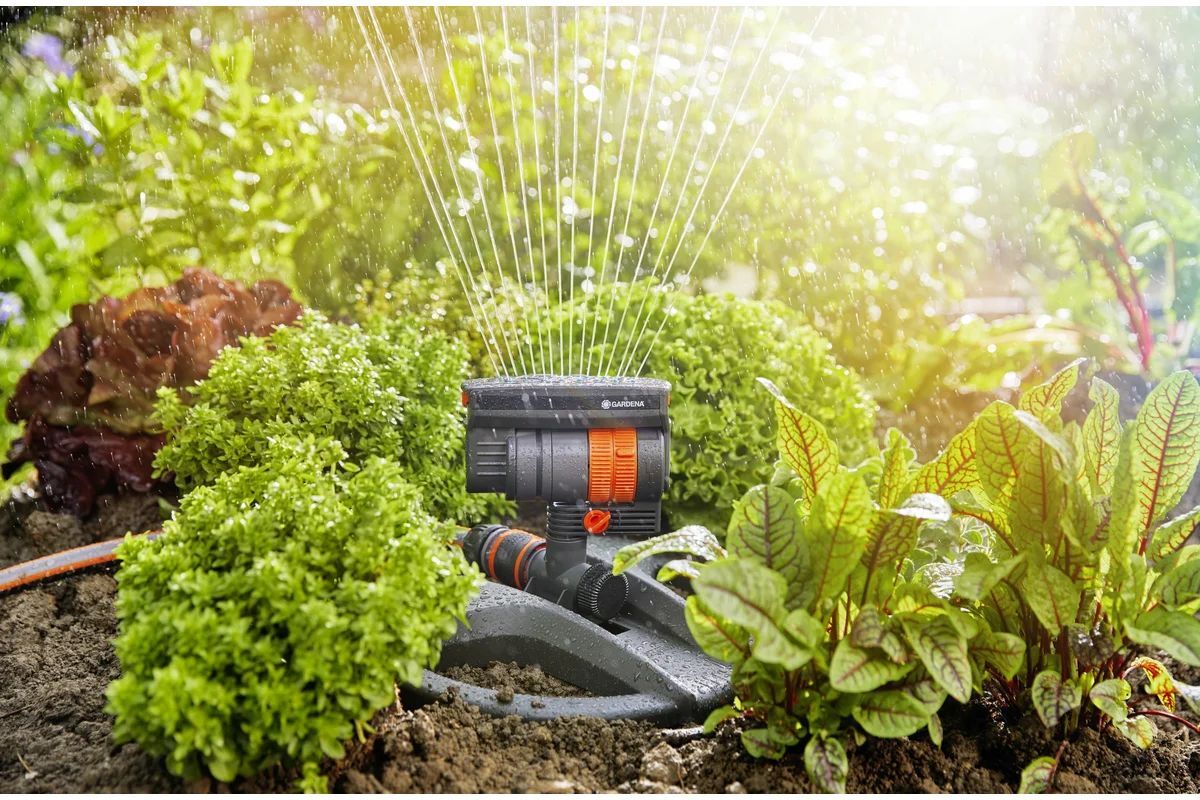 Дождеватель осциллирующий Gardena AquaZoom compact, 9216 м, 318 м