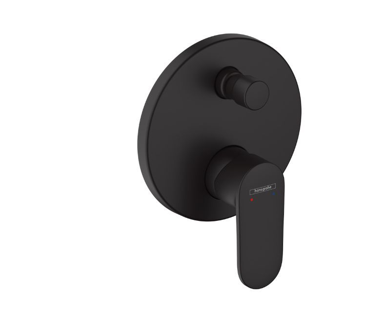 Смеситель для ванны Hansgrohe Vernis Shape 71467670 Черный Матовый