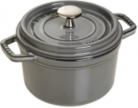 Чугунная круглая кастрюля Staub Cocotte Ø 16 см, серая 405094790