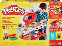 Игровой набор Hasbro Play-Doh Большой гриль со светом и звуком + аксессуары G0500