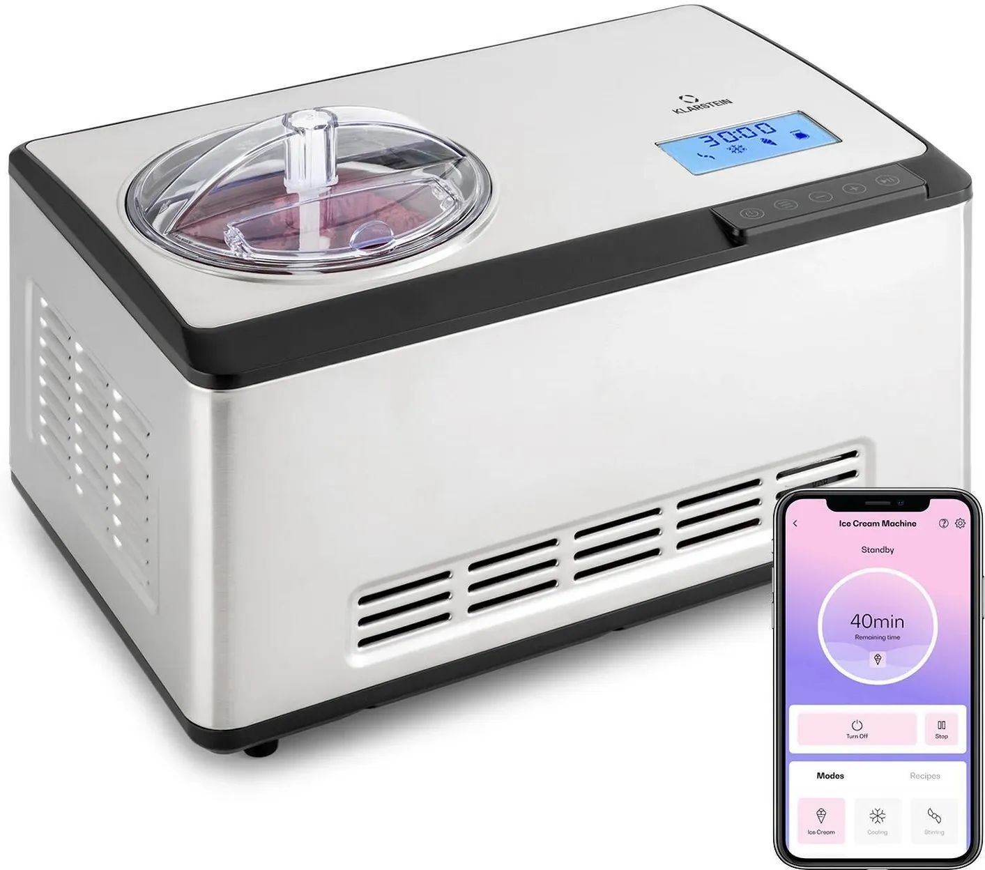 Мороженица Klarstein Dolce Bacio Smart TK49