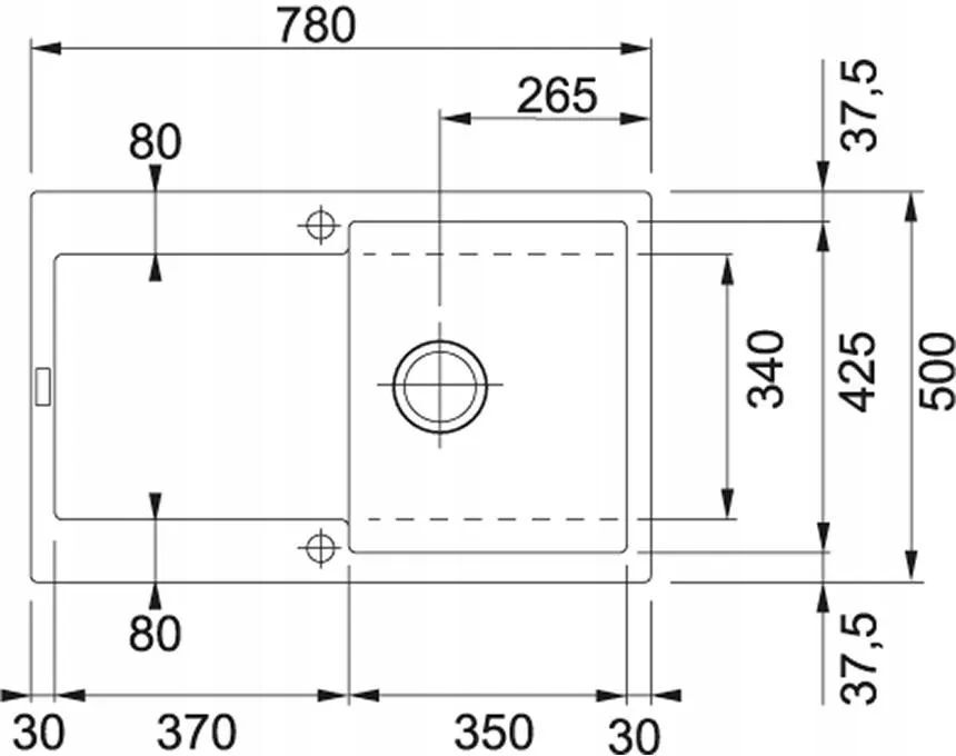 Кухонная раковина Franke Maris MRG 611 114.0250.890, оникс