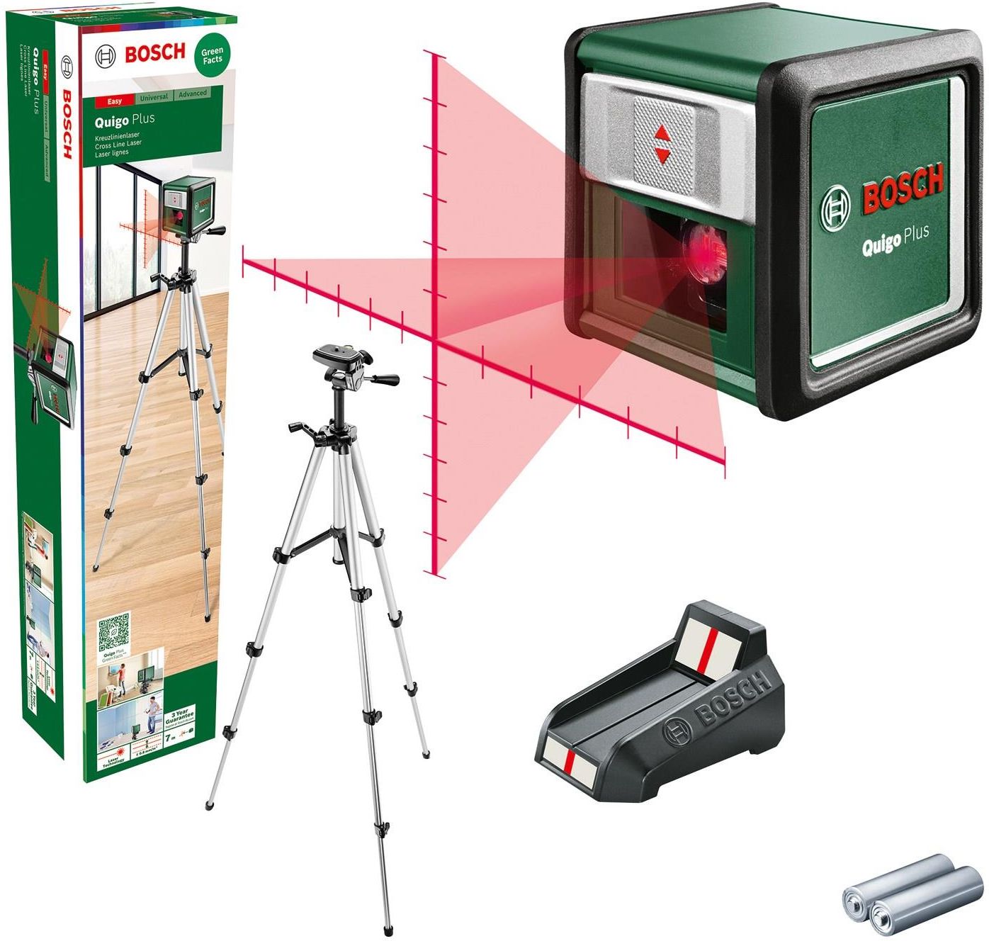 Лазерный нивелир Bosch Quigo Plus 0603663602
