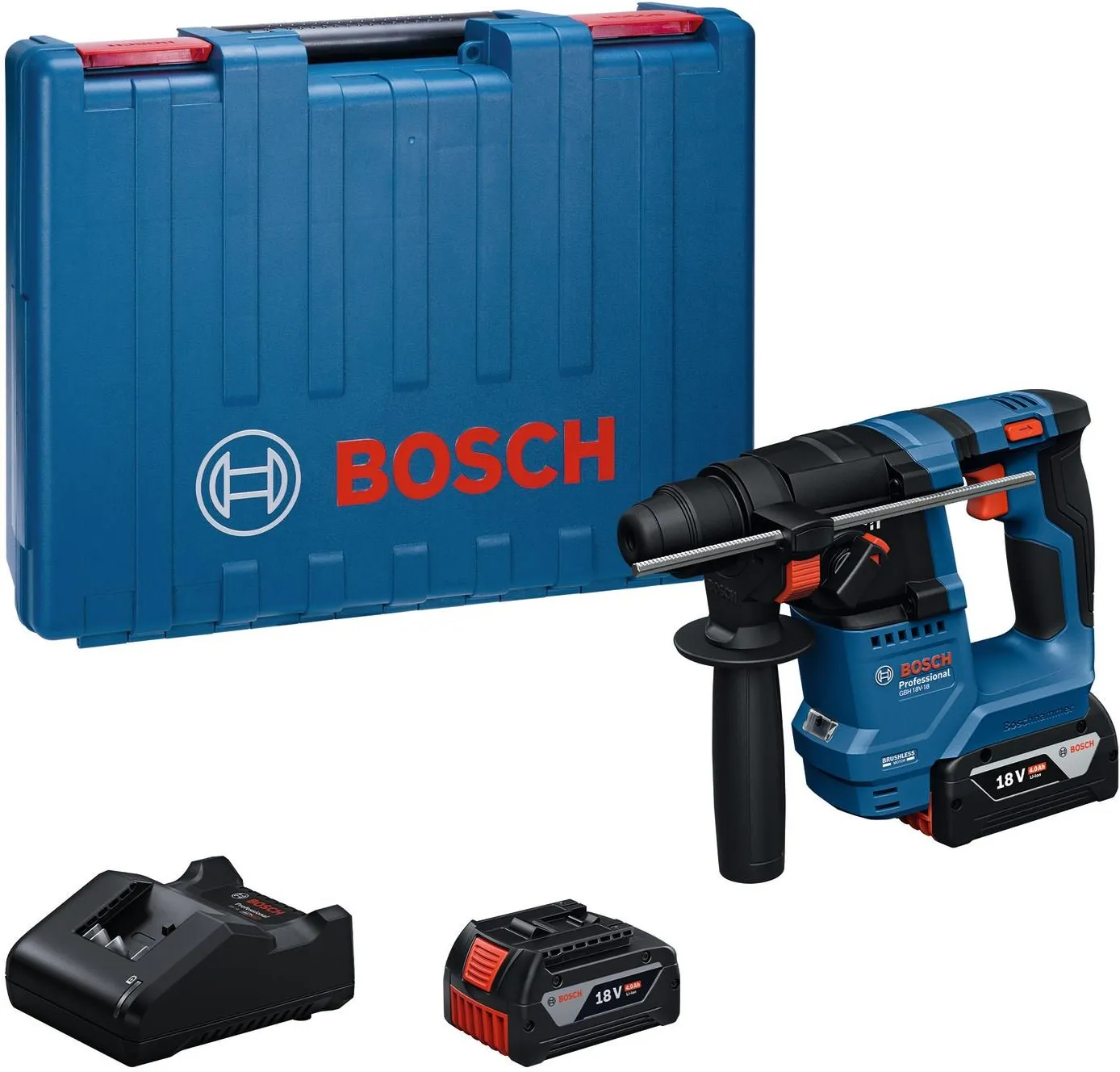 Аккумуляторный перфоратор Bosch GBH 18V-18 Professional 0611927002