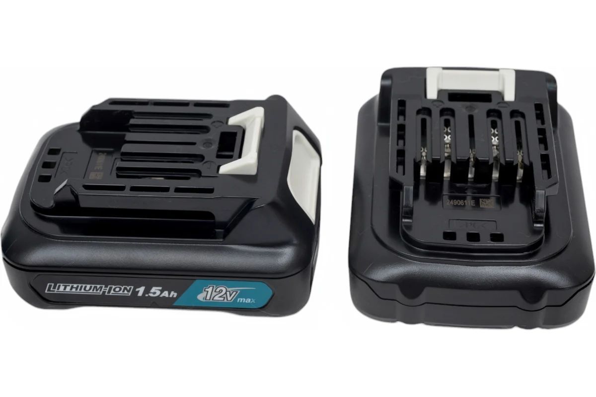 Набор аккумуляторов Makita 197652-7 10,8V (12V Max) с АКБ 2x1,5 Ah и ЗУ DC10SB в кейсе Makpac