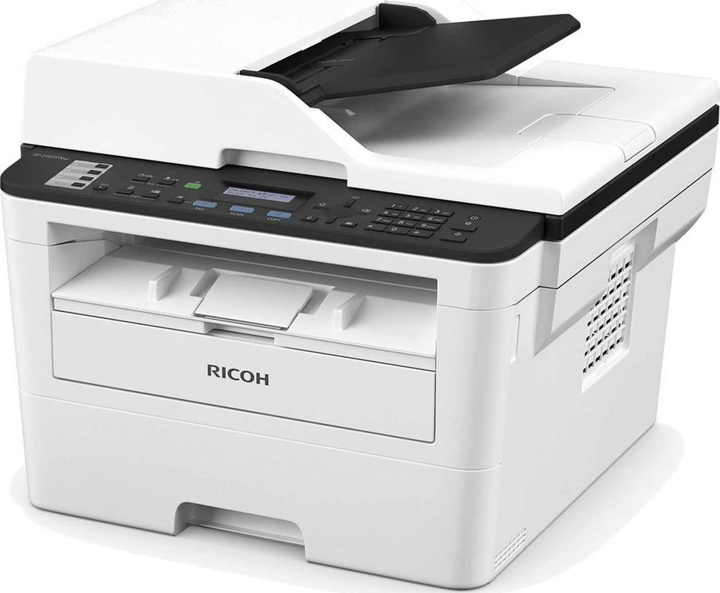 МФУ лазерное Ricoh SP 230SFNw, ч/б, A4, белый/черный